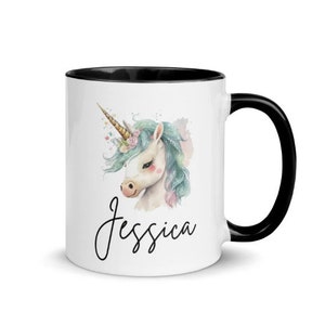 Unicorn Mug - Personalized Unicorn Coffee Mug - 11 oz Coffee Mug - Cute Unicorn Cup - Unicorn Gifts for Women, Girls - Unicorn Coffee Cup