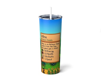 Stardew Valley Tumbler, Stardew Valley Gift, Stardew Valley Game, Valley Tumbler, Stardew Tumbler, Video Game Tumbler, Gamer Tumbler