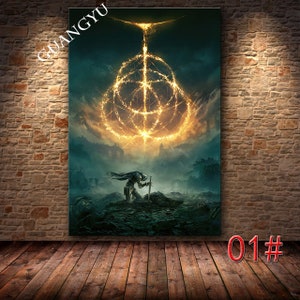 Elden Ring Canvas Print, Wall Art, Wall Decor, Home Decor, Game Canvas Poster Unframed