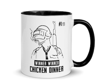 Pubg Mug, Pubg Gift, Pubg Coffee Mug, Pubg Game, Pubg Cup, Winner Winner Chicken Dinner, Video Game Mug, Gamer Mug