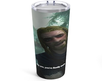 Skyrim Hey je bent eindelijk wakker Tumbler, Skyrim Coffee Tumbler, Skyrim Tumbler, Elder Scrolls Tumbler, Skyrim Magic Tumbler, Skyrim Decor