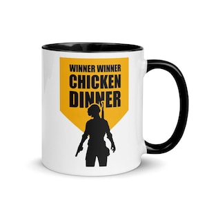 Pubg Mug, Pubg Gift, Pubg Coffee Mug, Pubg Game, Pubg Cup, Winner Winner Chicken Dinner, Video Game Mug, Gamer Mug
