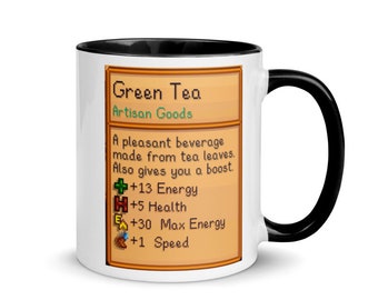 Stardew Valley Mug, Stardew Valley Gift, Stardew Valley Farm Cup, Stardew Valley Tea Mug, Tea Stats Tea Cup For Stardew Valley Lover