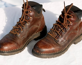 1980s- 90s Red Wing Logger Work Boot #218 - Sz 12 D - Etsy display picture 2