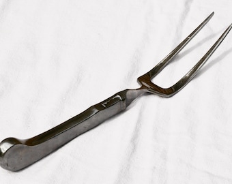 Fleisch Serviergabel Edelstahl / 2 Zinken 28 cm Lang / Ekco Eterna Vintage / Made in Japan