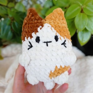 Peluche chat au crochet Crochet peluche Peluche chat Peluche amigurumi chat Peluche au crochet Amigurumi chat Calico