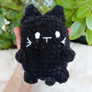 Peluche chat au crochet Crochet peluche Peluche chat Peluche amigurumi chat Peluche au crochet Amigurumi chat Réglisse