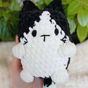 Peluche chat au crochet Crochet peluche Peluche chat Peluche amigurumi chat Peluche au crochet Amigurumi chat image 6