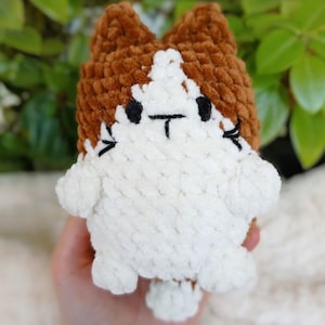 Peluche chat au crochet Crochet peluche Peluche chat Peluche amigurumi chat Peluche au crochet Amigurumi chat Cappuccino