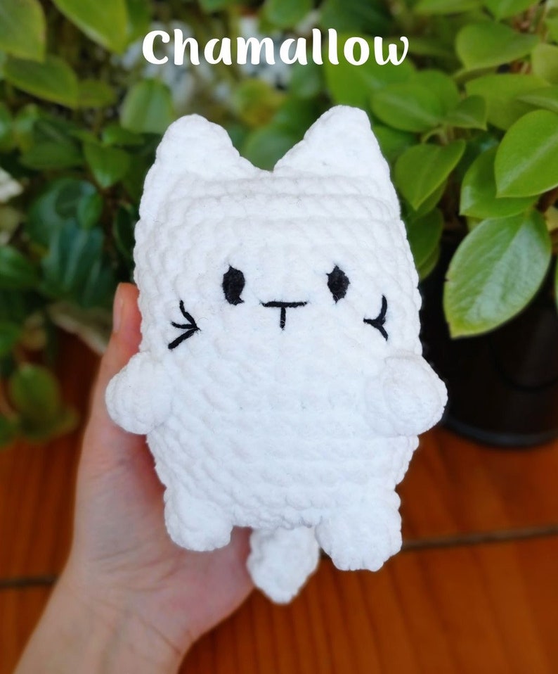 Peluche chat au crochet Crochet peluche Peluche chat Peluche amigurumi chat Peluche au crochet Amigurumi chat image 2