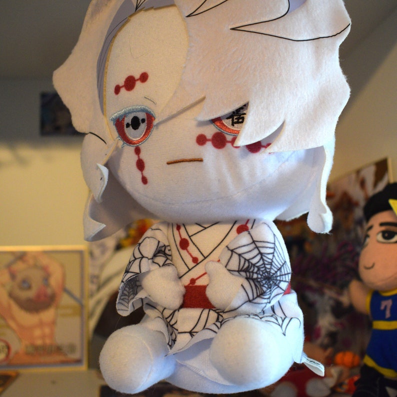 Demon Slayer Plush Rui Plush Rui Plushie Demon Slayer Gift | Etsy