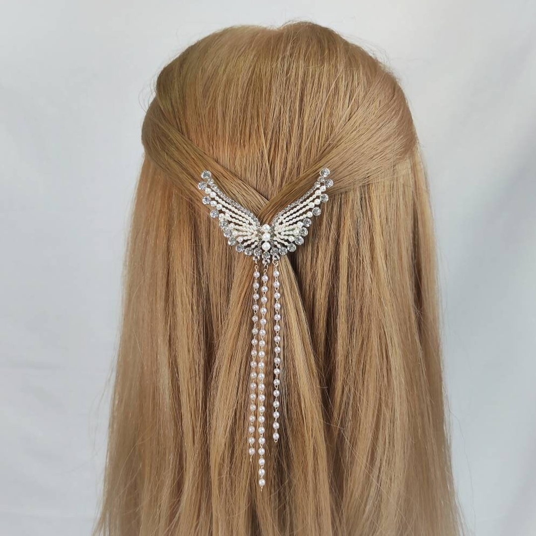 Wing Hair Claw Clip for Fine or Thin Hair Chain Hair Comb Etsy