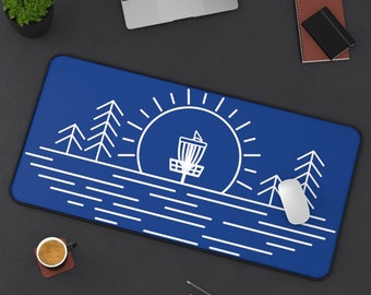 Disc Golf Desk Mat, Disc Golf Desk pad, Disc Golf Mousepad, Disc Golf Mouse pad