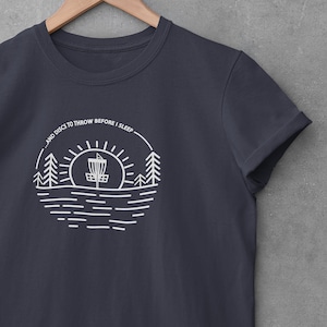 Men&#39;s Disc Golf T-tshirt | Discs to Throw | Frisbee Golf | Gift for Disc Golfer | Disc Golf Basket | Disc Golf Tree | Jersey Tee Shirt