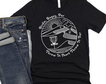 Disc Golf Shirt, Disc Golf Shirt, Throw it Short Throw it Far, Geschenke für Papa, Disc Golf Geschenke, Frisbee Golf, Disk Golf, Disc Golf Korb