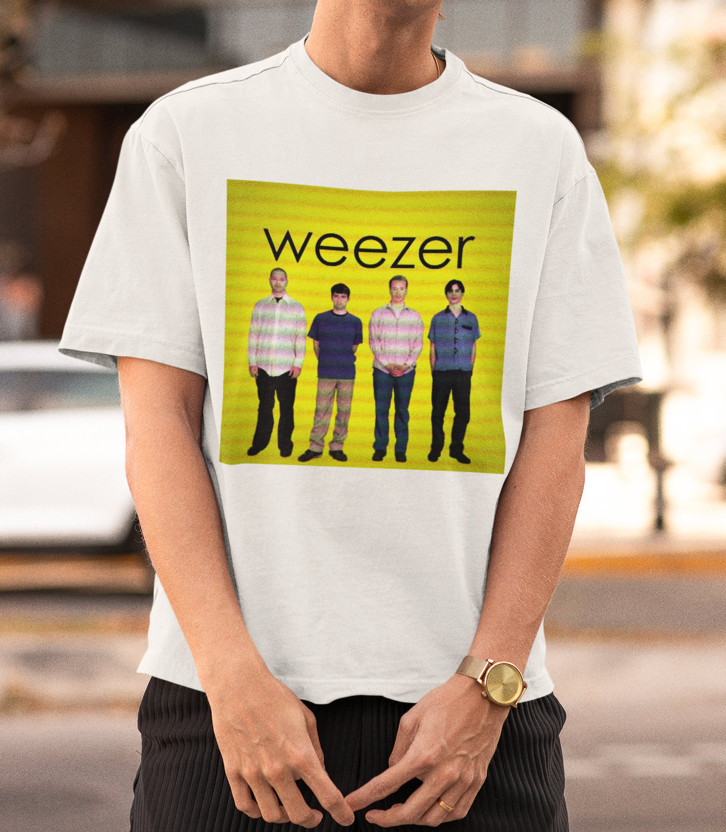 00s Weezer ロゴ プリント バンド Tシャツ 2002-