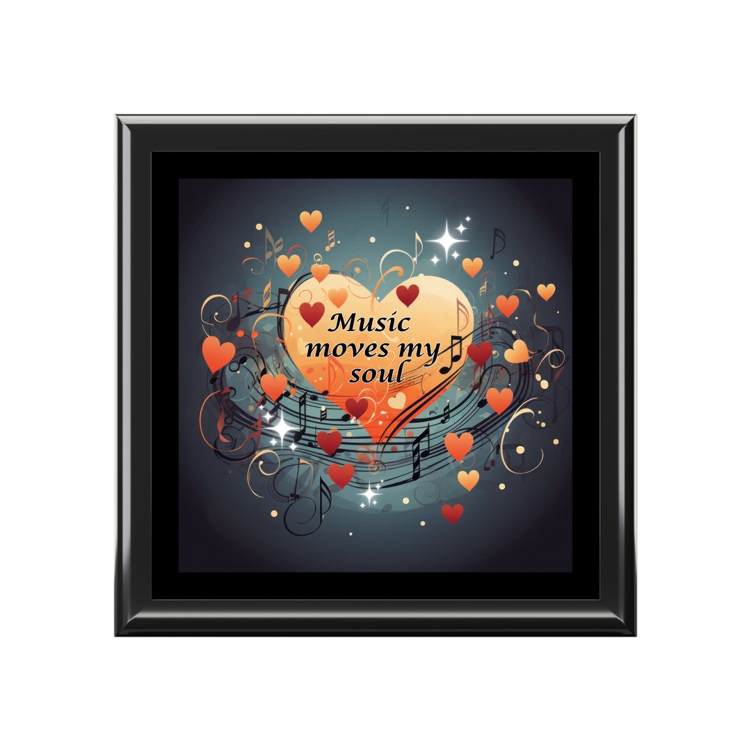 Music Themed Inspirational Jewelry/trinket Box. Great Valentine's