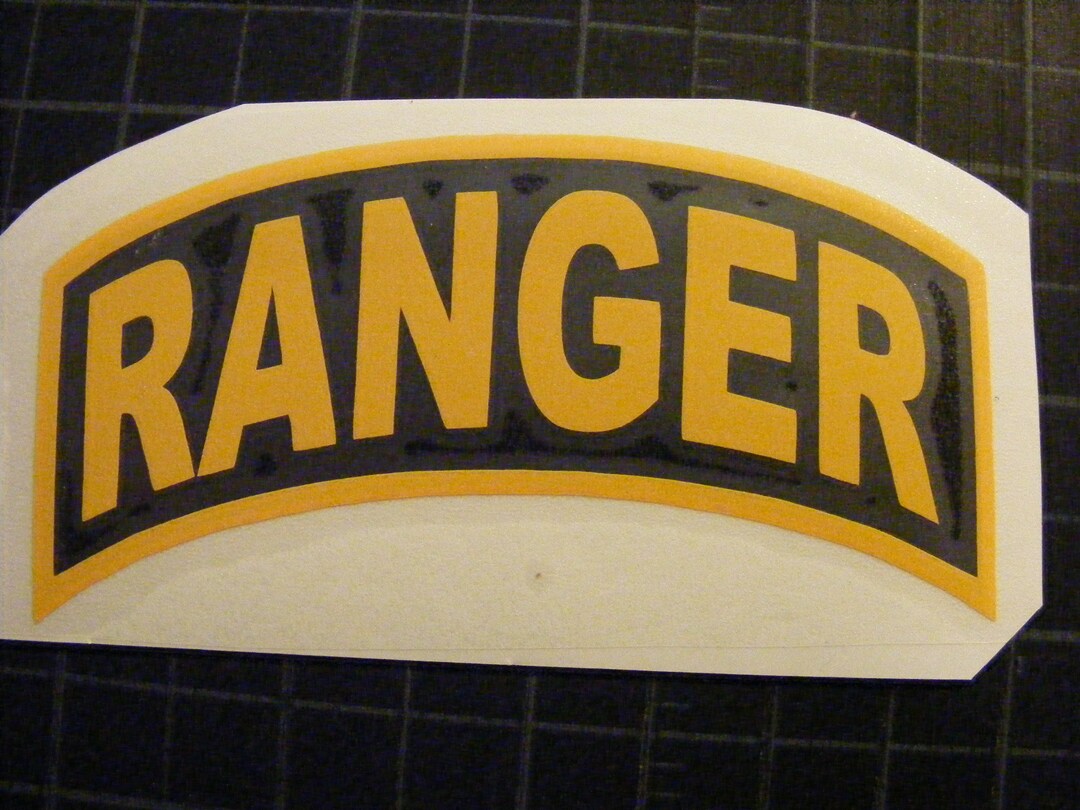 Army Ranger Tab Decal Sticker Etsy