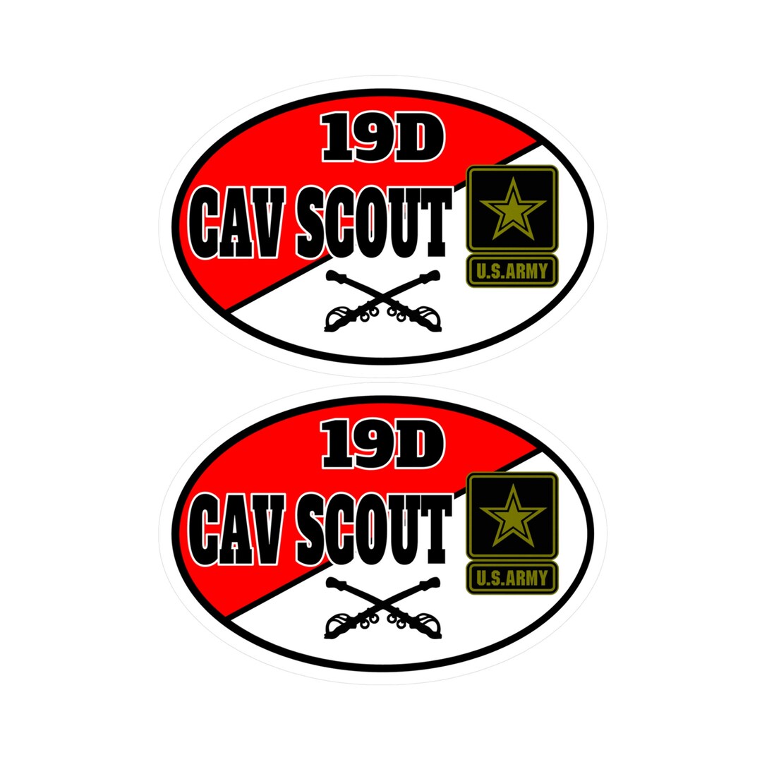 US Cavalry Vinyl Decals, Cav Scout, Cavalry, Recon, 19delta Etsy