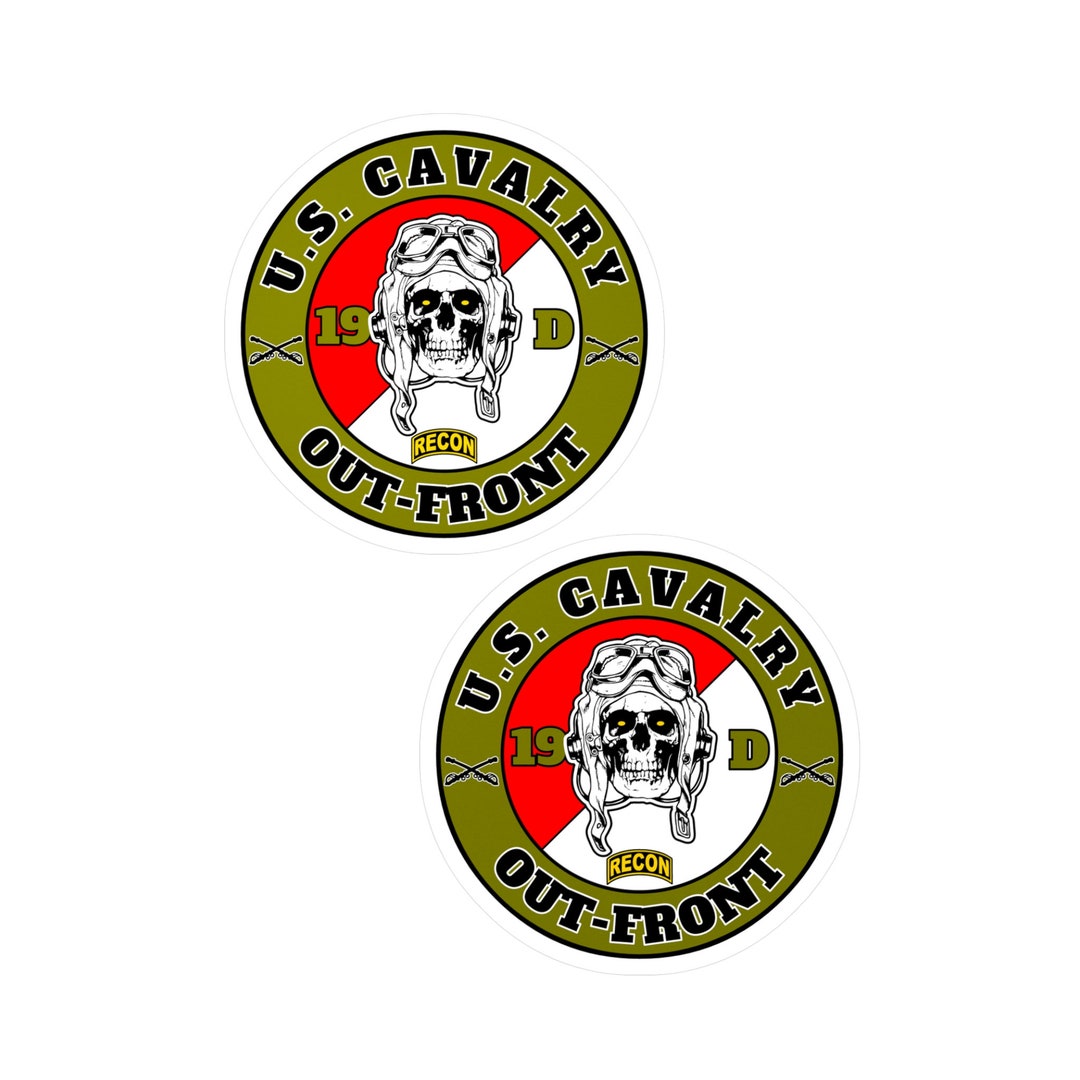 Cavalry Kisscut Vinyl Decals, Cav Scout, Cavalry, Recon, 19delta Etsy