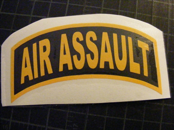 Army Air Assault Tab Decal Sticker - Etsy