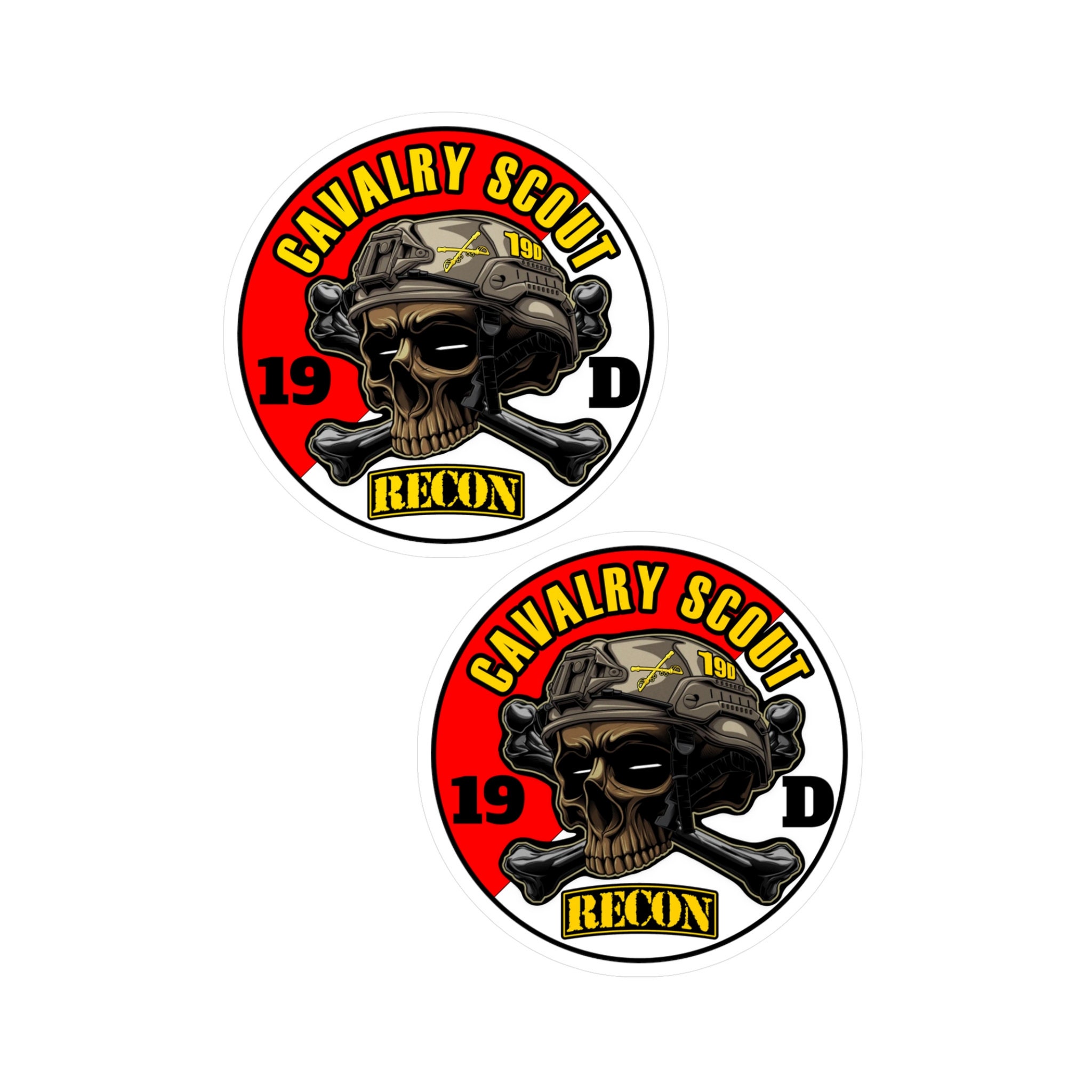 Cavalry Kisscut Vinyl Decals, Cav Scout, Cavalry, Recon, 19delta Etsy