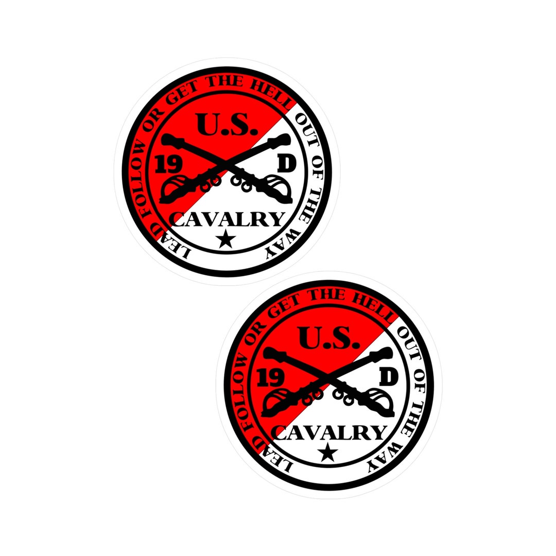 Cavalry Kisscut Vinyl Decals, Cav Scout, Cavalry, Recon, 19delta Etsy