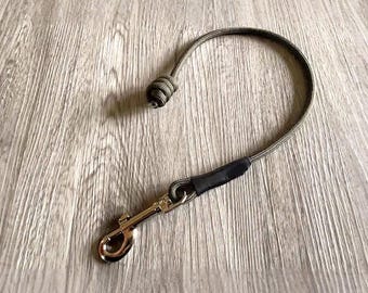 Dog Grab Tab | Short Training Lead Off-Lead Control  |  Gundog | Indoor Puppy Training | Knot Paracord 6mm