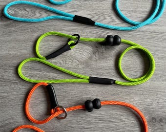 6mm Heeling Slip Lead | Gundog Working Dog Training |  Close Control | Traffic | Rope 6mm