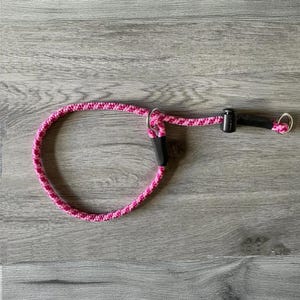 Slip Collar Dog Training Behaviour and Obedience | Adjustable Stopper | Strong Lightweight Braided Rope 8mm