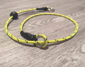 4mm Slip Collar Thimble | Premium Marine Rope | Obedience Training, Gundog & Working Dog | Anti-Tangle Long Coat