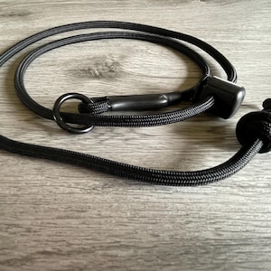 6mm Paracord Slip Lead for Dog Training | Grab handle lead | Traffic handle for close control & correction |Premium Rope |Knotted No handle