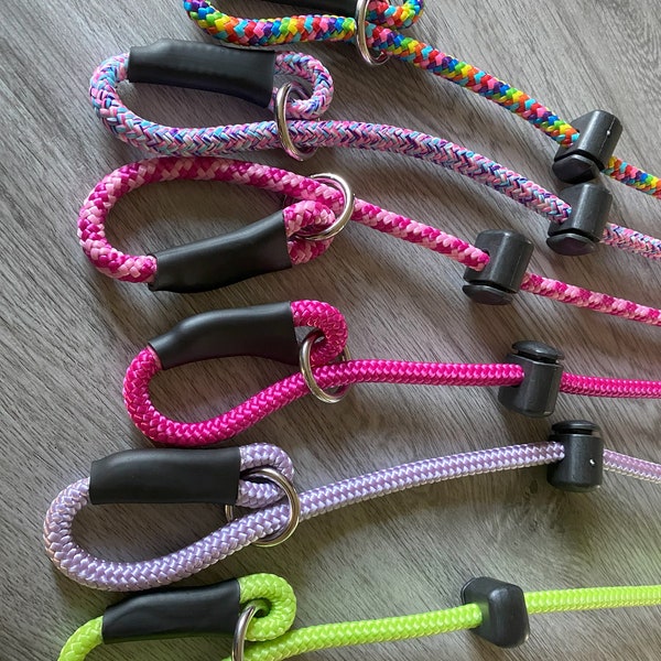 8mm Slip Lead Dog Training and Walking Strong Adjustable