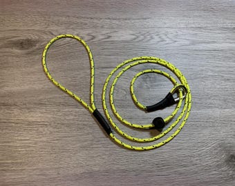 4mm Slip Lead Thimble | Premium English Braided Rope | No Pull Dog Training Walking Lead | 3ft 4ft 5ft 6ft 8ft 10ft