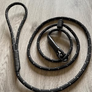 Reflective slip lead | Hi Vis Slip lead for dogs | Neon Double Push button adjustable stopper  8mm / 6mm / 4mm 3FT| 4FT| 5FT| 6FT