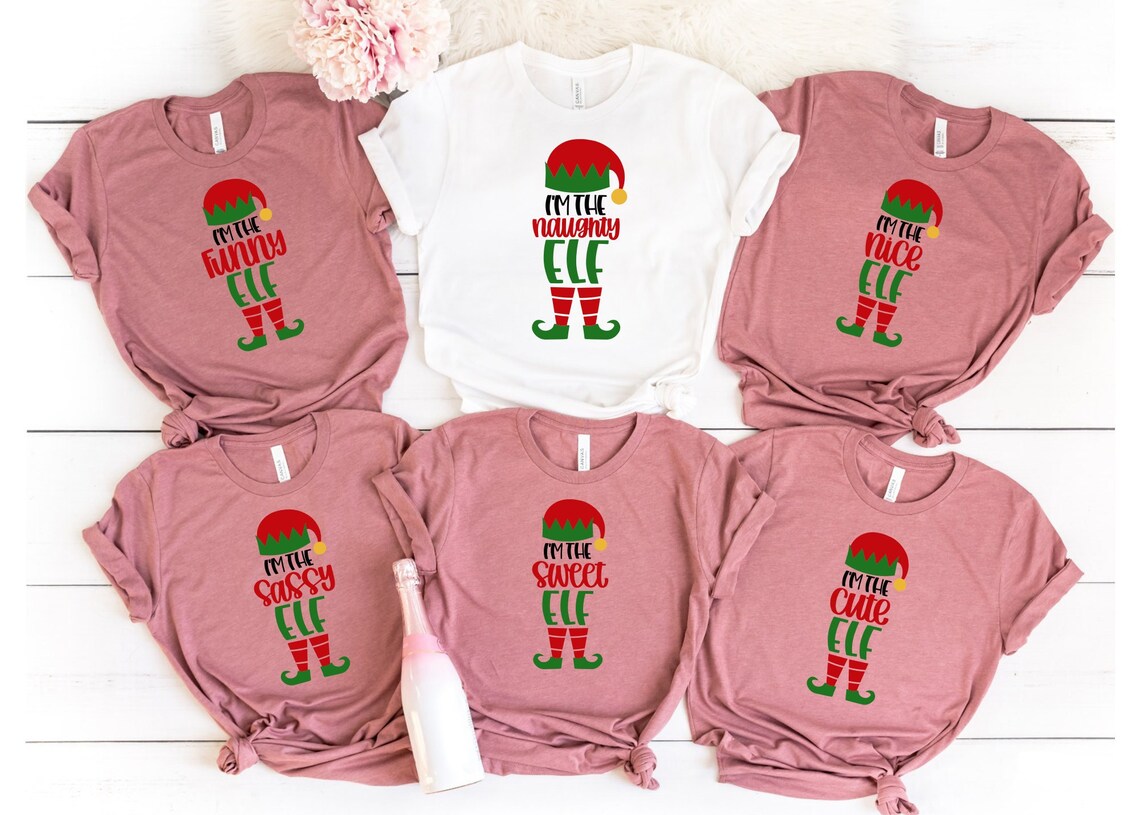 Custom Elf Shirts I Am the Custom Elf Shirt Christmas Family Etsy