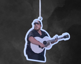 Luke Combs Car Air Freshener - New Car Scent - Country Music