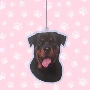 Rottweiler Air Freshener - new car Scent - FREE Postage