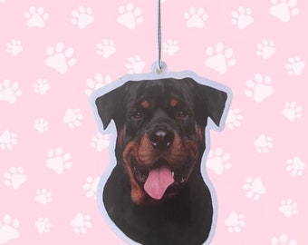 Rottweiler Air Freshener - new car Scent - FREE Postage