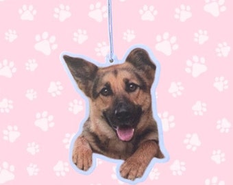 German Shepherd Air Freshener - Citrus Scent -  FREE Postage