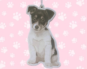 Jack Russell Dog Air Freshener - Strawberry Scent - FREE Postage