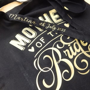 Mother of the Bride Personalised Tote/Gift for Mother of the Bride/Custom Mother Of The Bride Bag/Wedding tote bag/Hen gifts/Mother&#39;s gifts