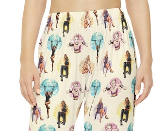 Miley Cyrus Pajama Lounge Pants | Endless Summer | Hannah Montana | Flowers | Wrecking Ball
