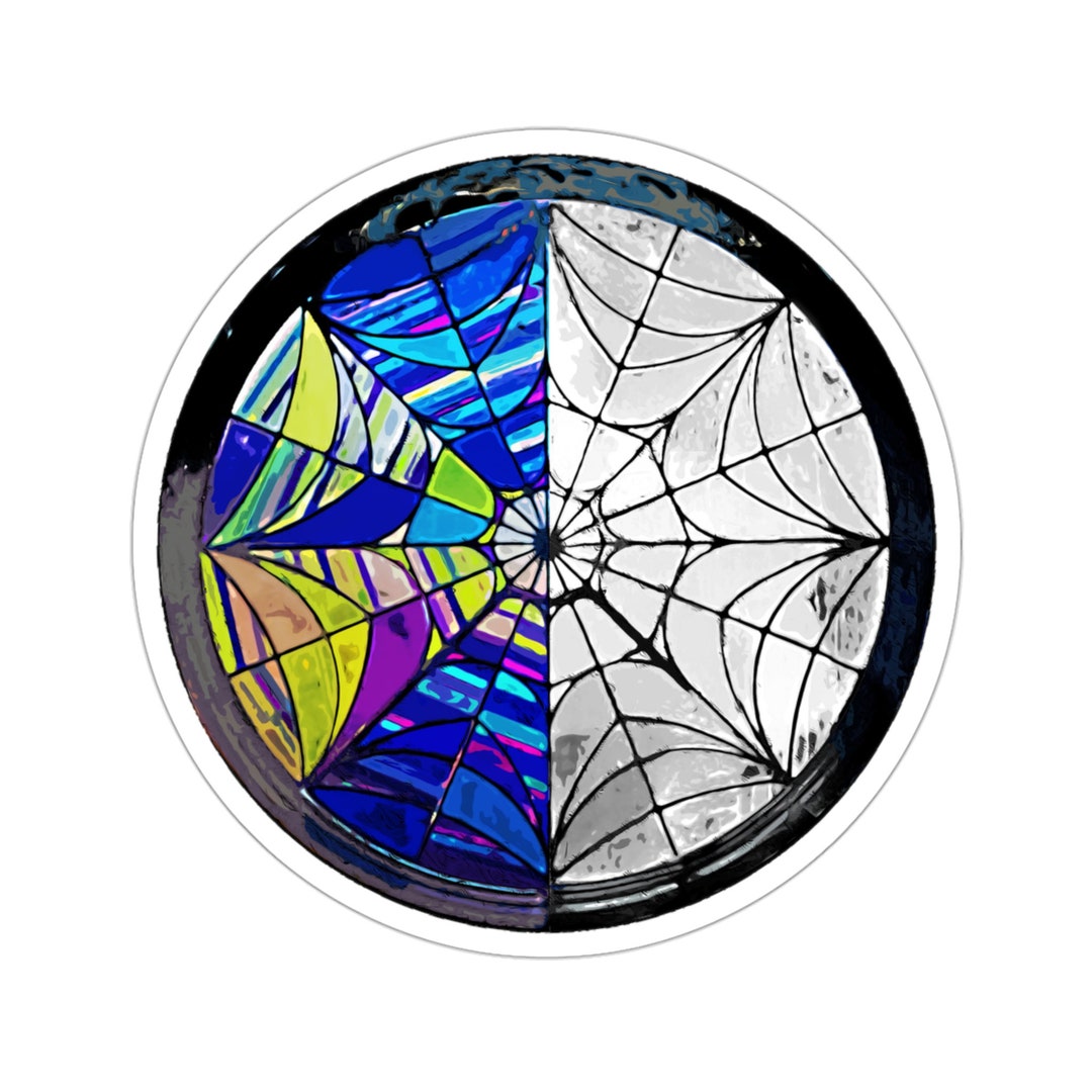 Buy Wednesday Addams Ophelia Hall Window Stained Glass Web Online in
