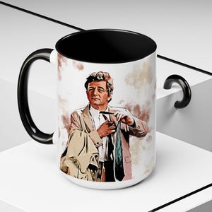 Columbo Just One More Thing Mug | Nostalgic for past era | Gift for Coffee lover | TV detective