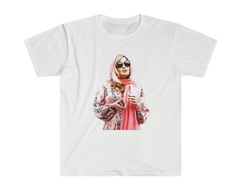 Tanya McQuoid White Lotus Jennifer Coolidge Shirt | Sunglasses | Portrait