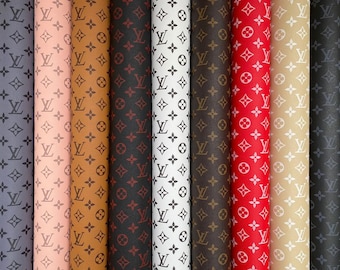 gucci print leather