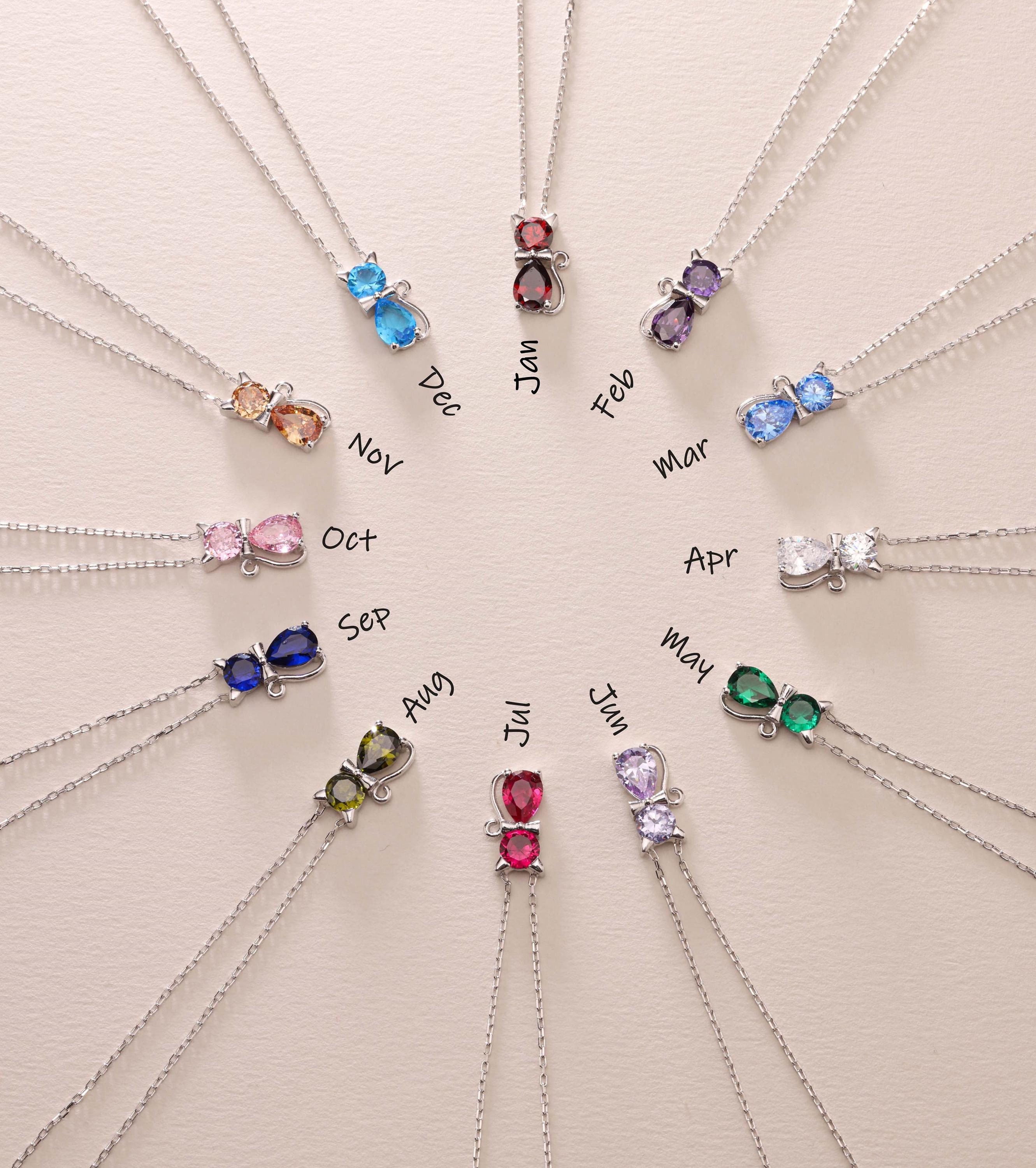 アクセサリー GAGAN birthstone necklace birthstone necklace – GAGAN
