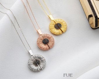 Collier personnalisé de nom de marguerite pour des femmes, argent sterling original de 925K, meilleur cadeau d'ami pour elle, R-U