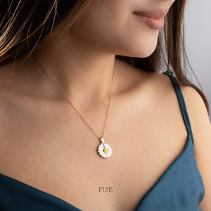 Collana con nome margherita personalizzata per donna, , regalo per la migliore amica per lei Rose gold